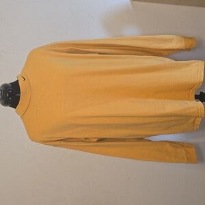 Mustard Yellow Nike Long-sleeve Shirt Men's Large
